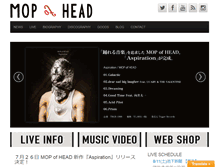 Tablet Screenshot of mopofhead.com